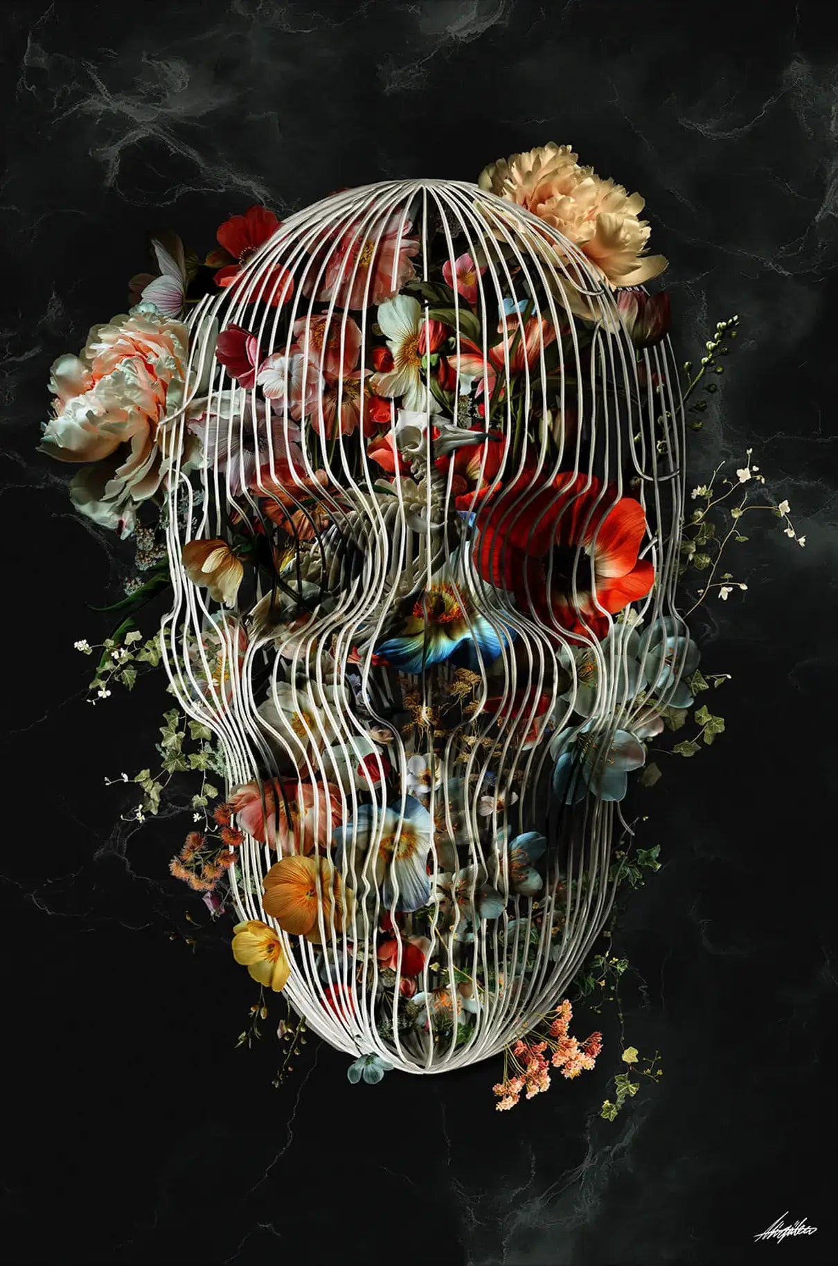 Cage Skull