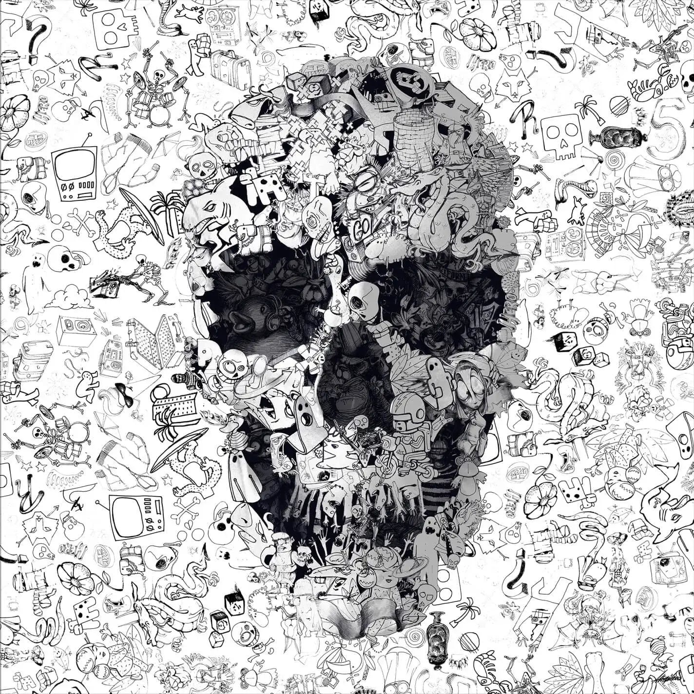 Doodle Skull