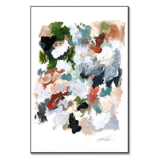 Abstract Garden Flowers