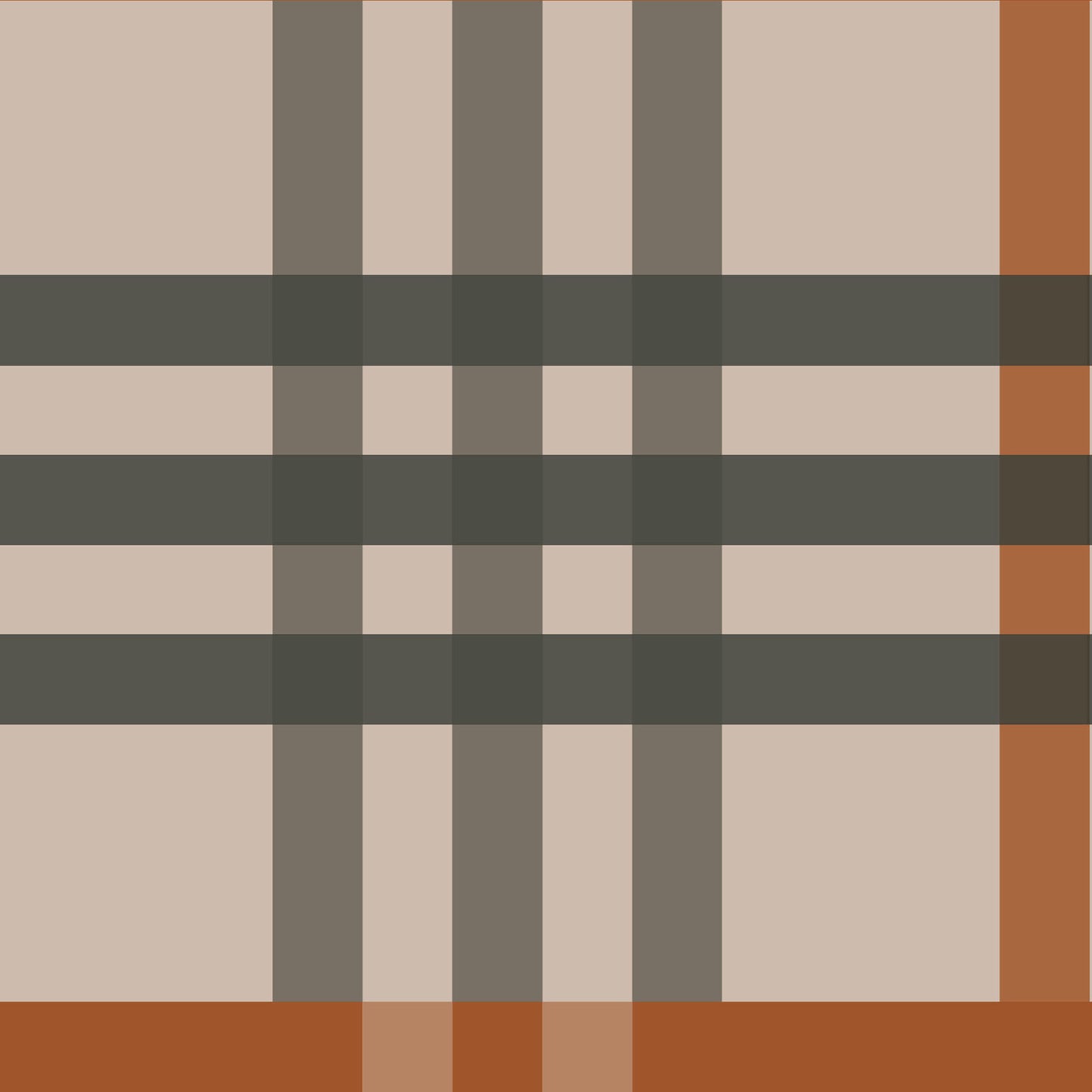 Plaid pattern with shades of brown, beige, and gray