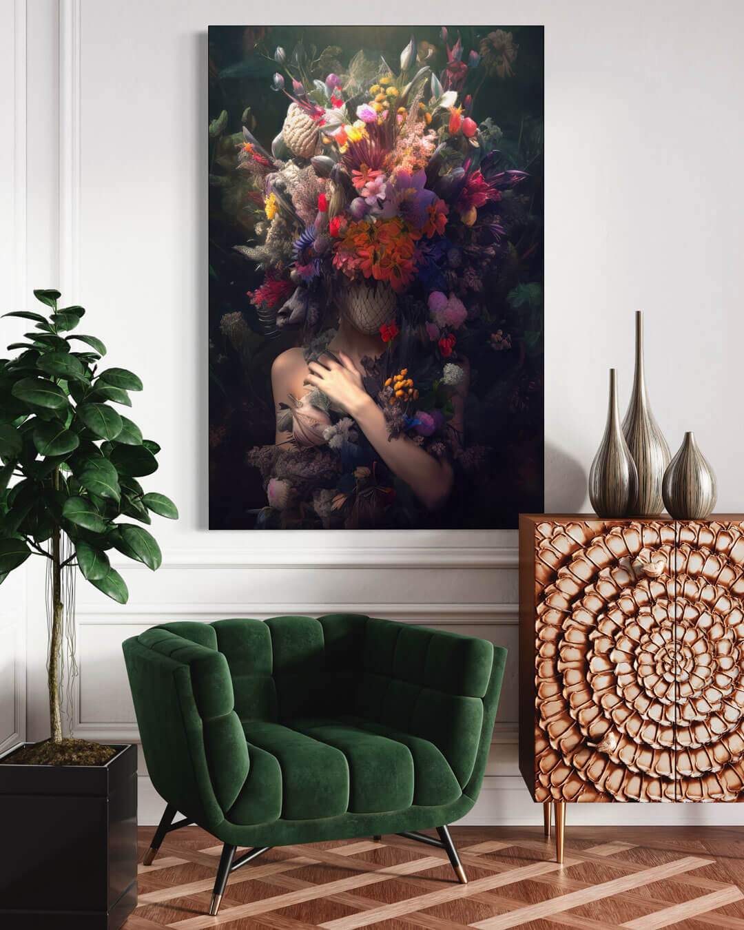 Floral Mask