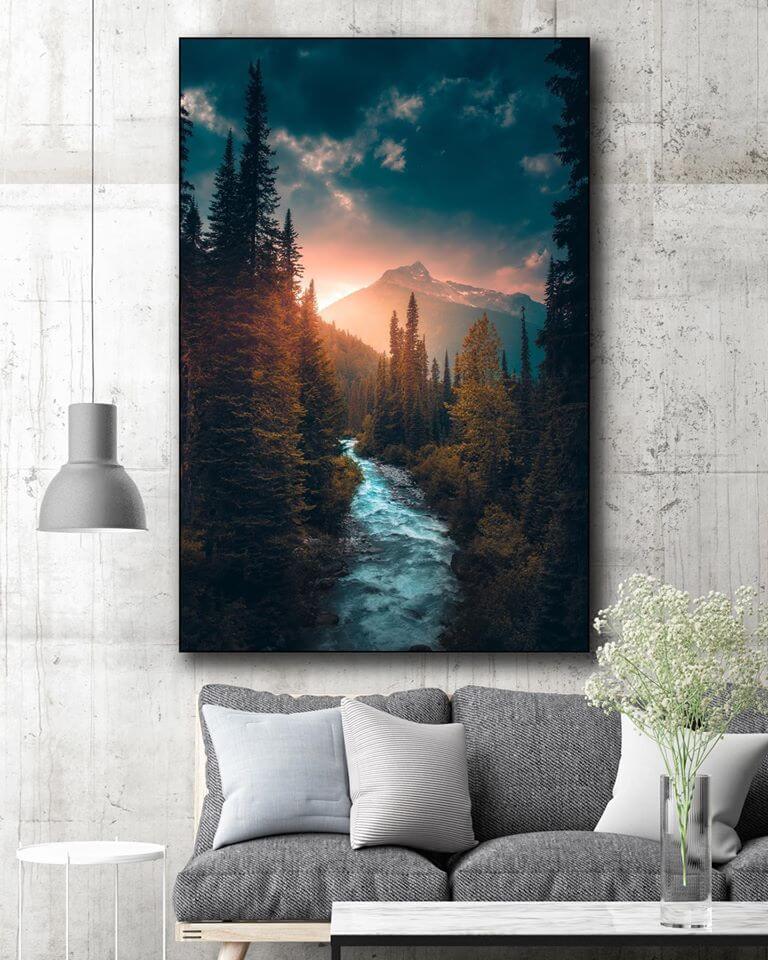 Oversized Nature Trees Outdoor Wall Art Huge Decor Prints