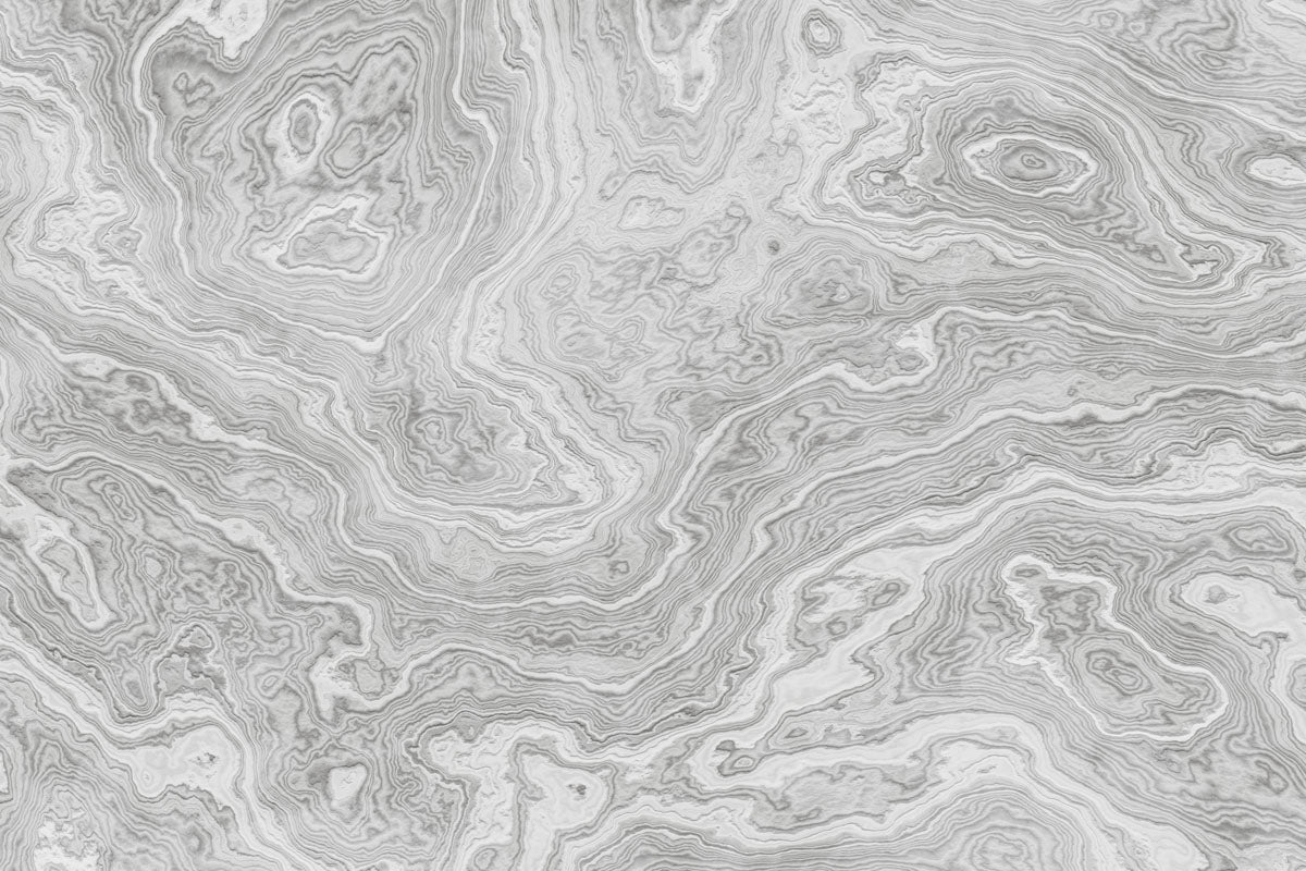 White and gray burl wood wall mural.