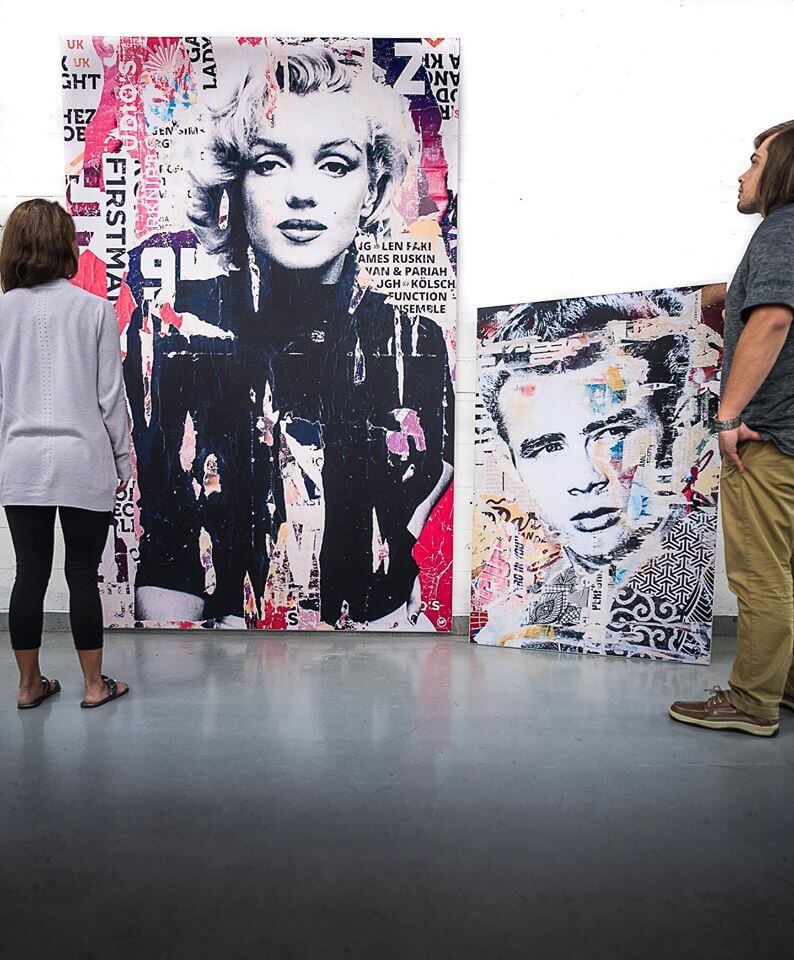 Big Marilyn Monroe James Dean Wall Art Huge Decor Prints