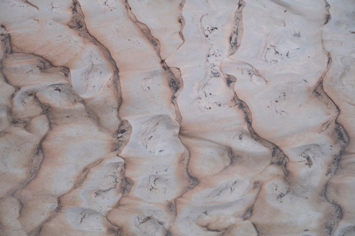 Close-up of textured tone surface mural.