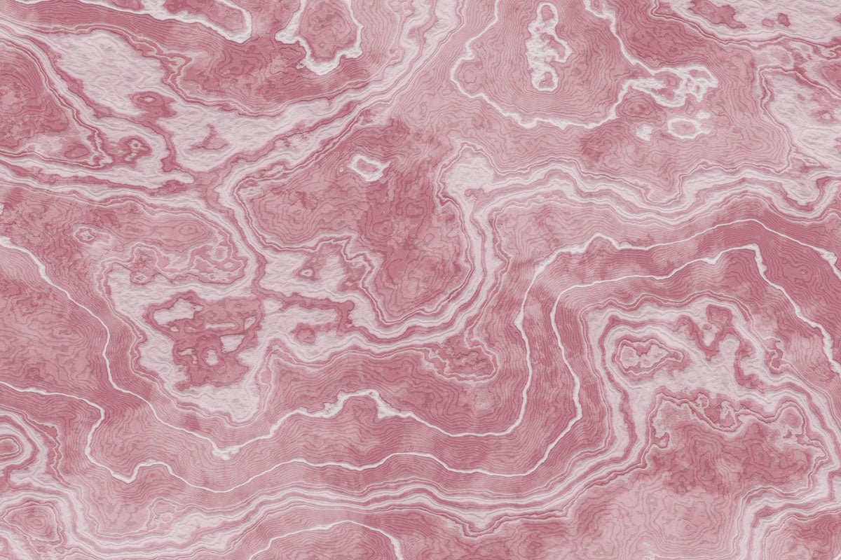 Pink and white burl wood wall mural.