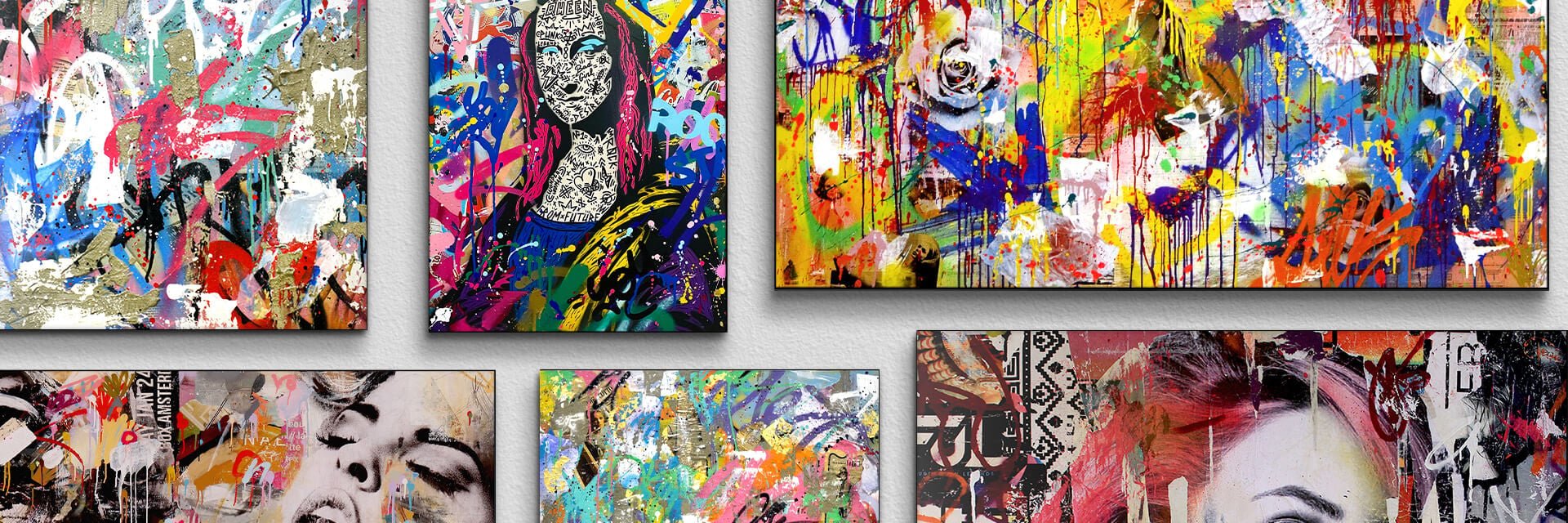 Graffiti Wall Art for Home Decor