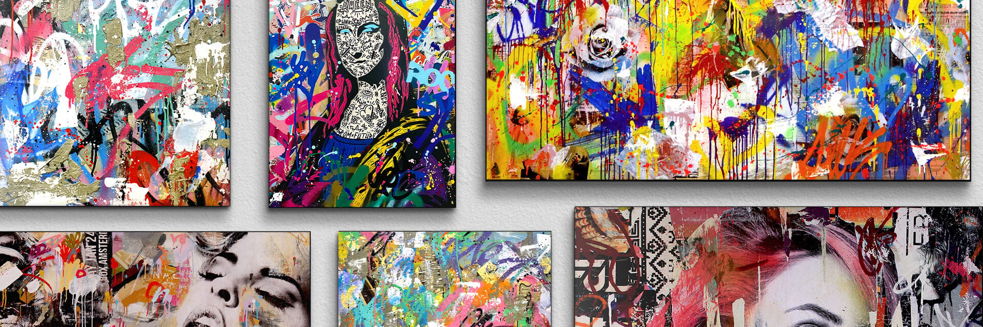 Graffiti Wall Art for Home Decor