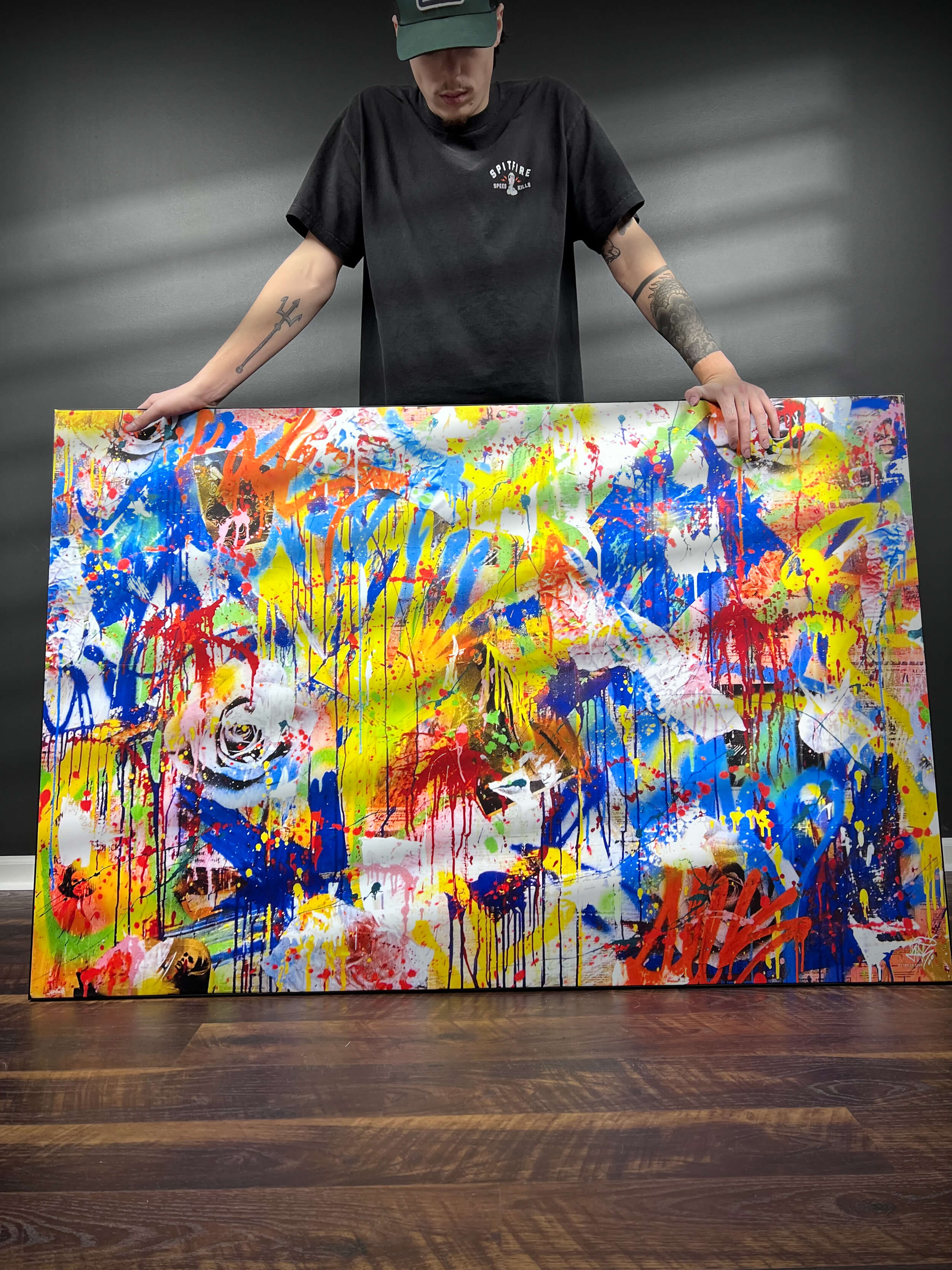 huge city urban wall art bedroom SeekOne