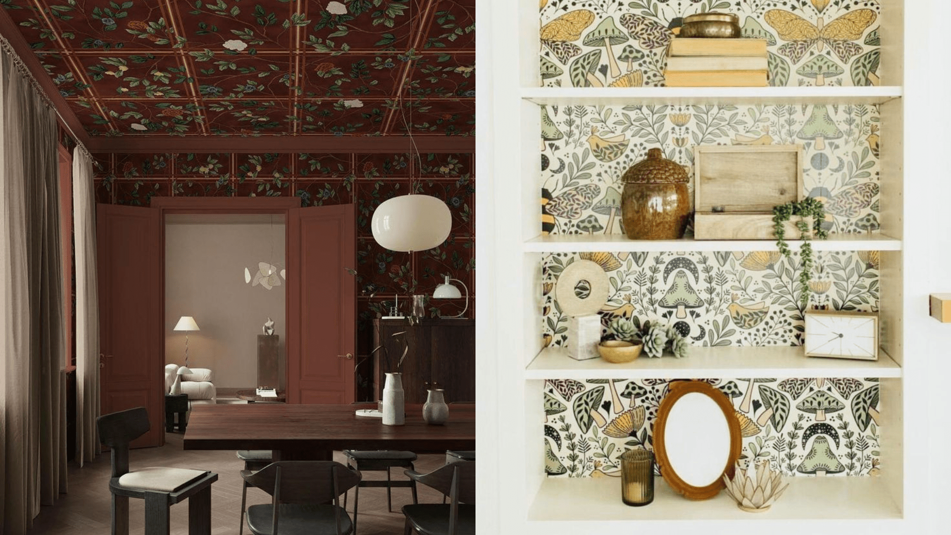 Where to Put Wallpaper: The Answer Isn't Always Your Walls