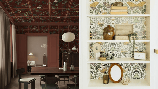 Where to Put Wallpaper: The Answer Isn't Always Your Walls
