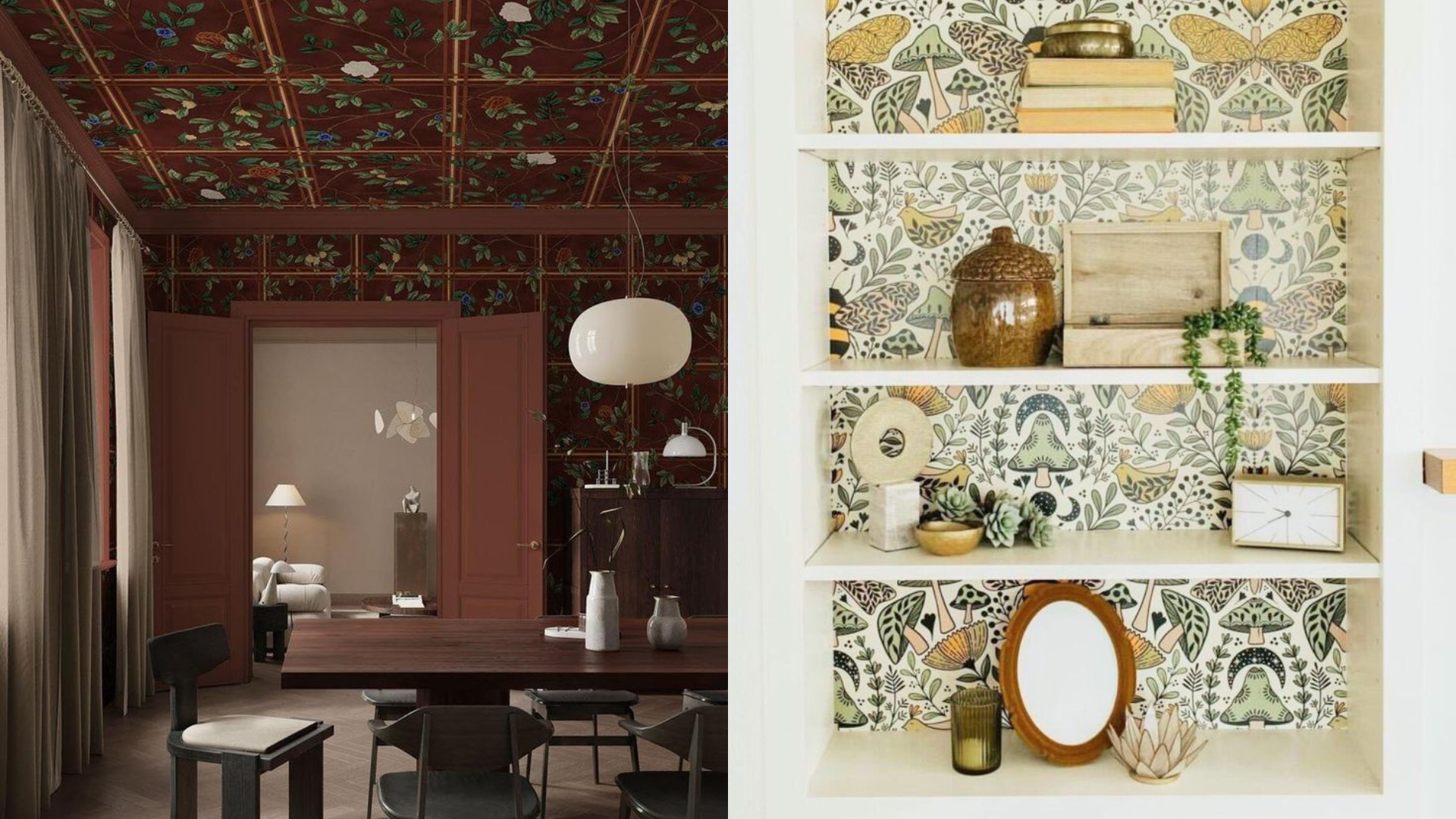 Where to Put Wallpaper: The Answer Isn't Always Your Walls