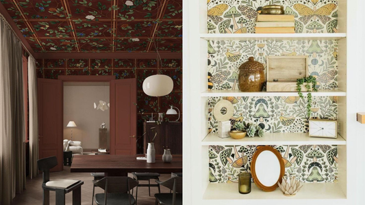 Where to Put Wallpaper: The Answer Isn't Always Your Walls