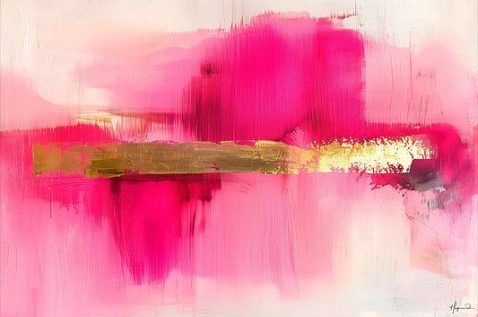 Gold and Pink Lady