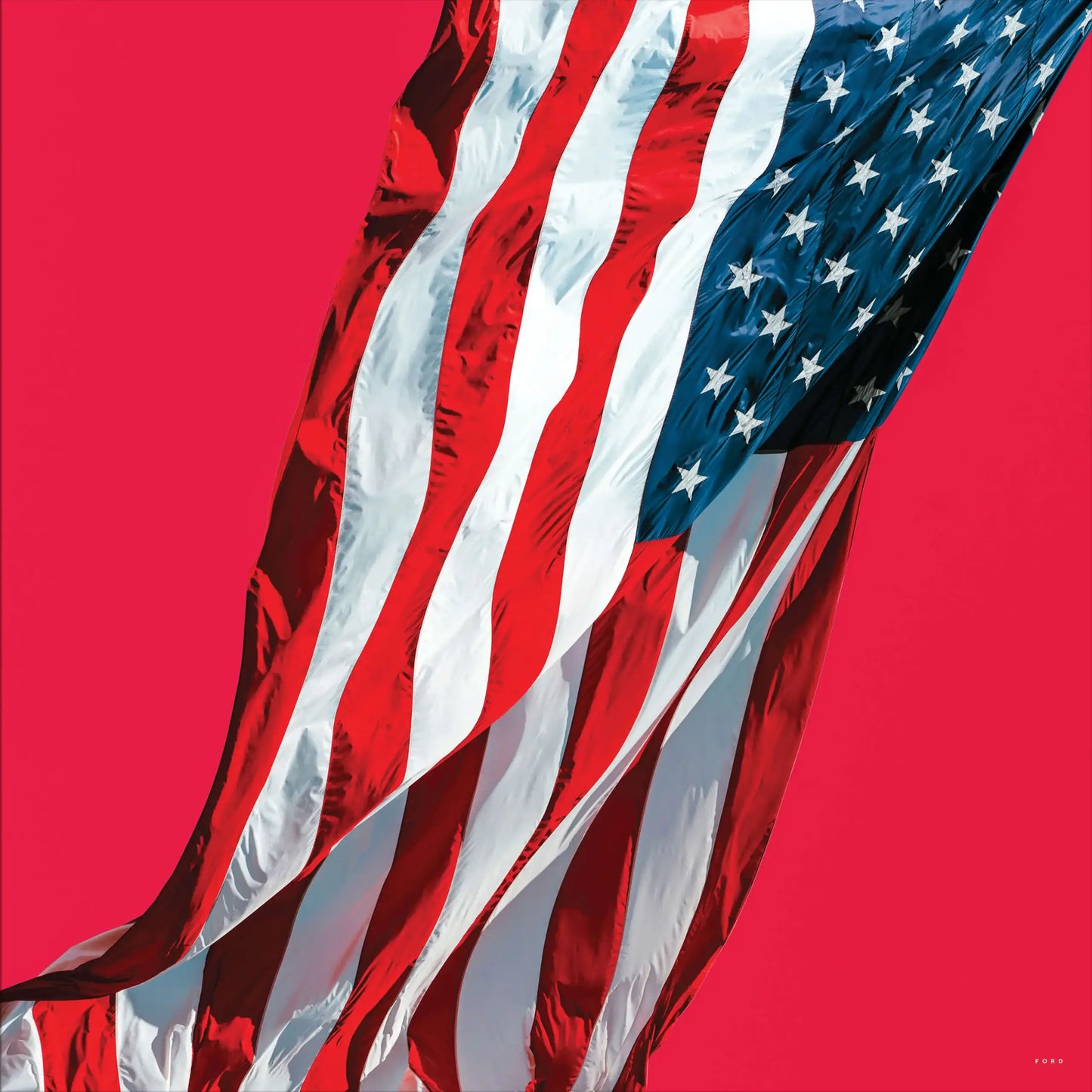 Red American Flag Boy