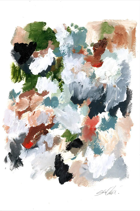 Abstract Garden Flowers