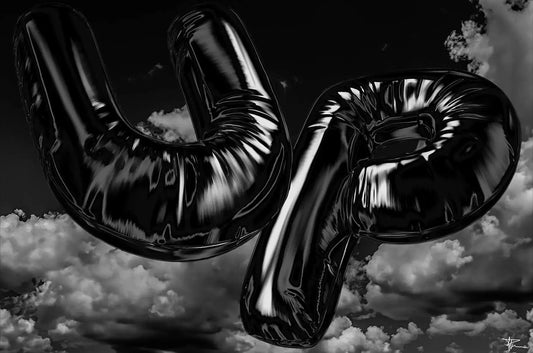 Metallic Up Balloons