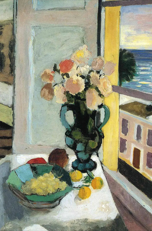 Flowers in front of a Window
