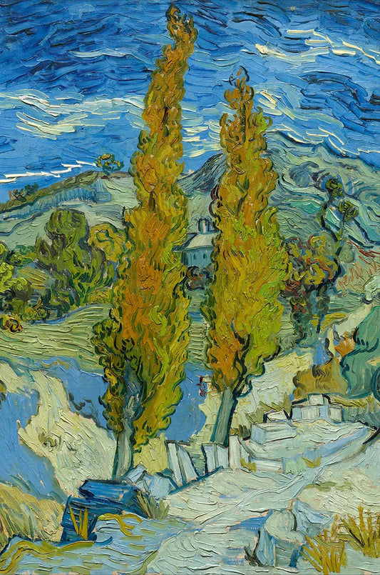 Two Poplars in the Alpilles near Saint Remy