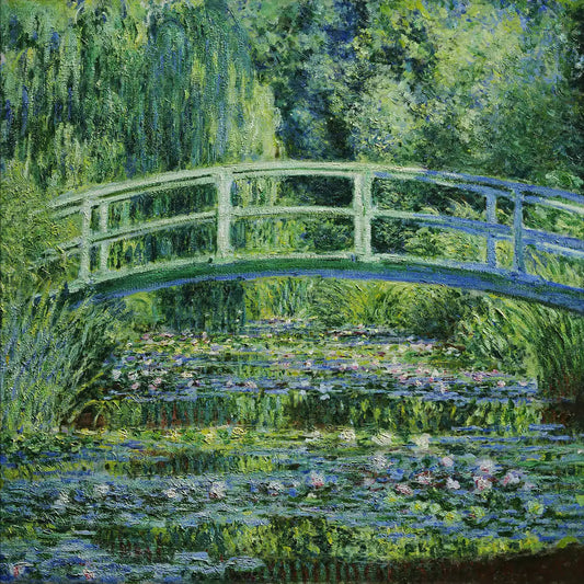 Water Lilies and Japanese Bridge