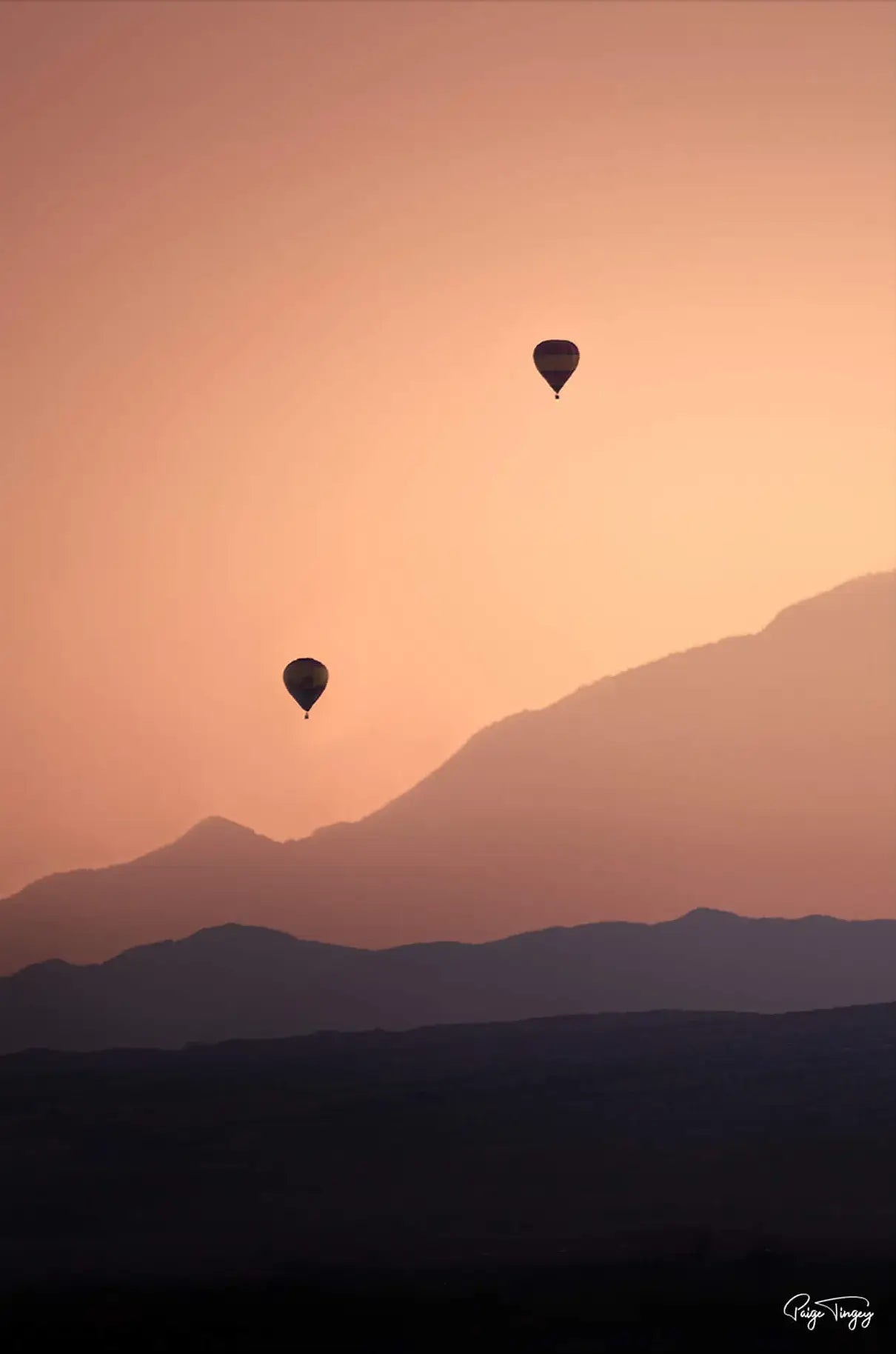 Two Hot Air Balloons