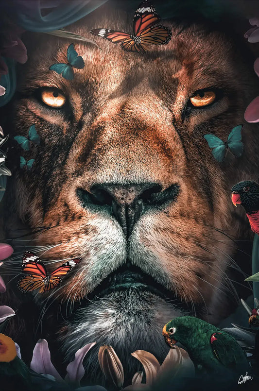Floral Lion