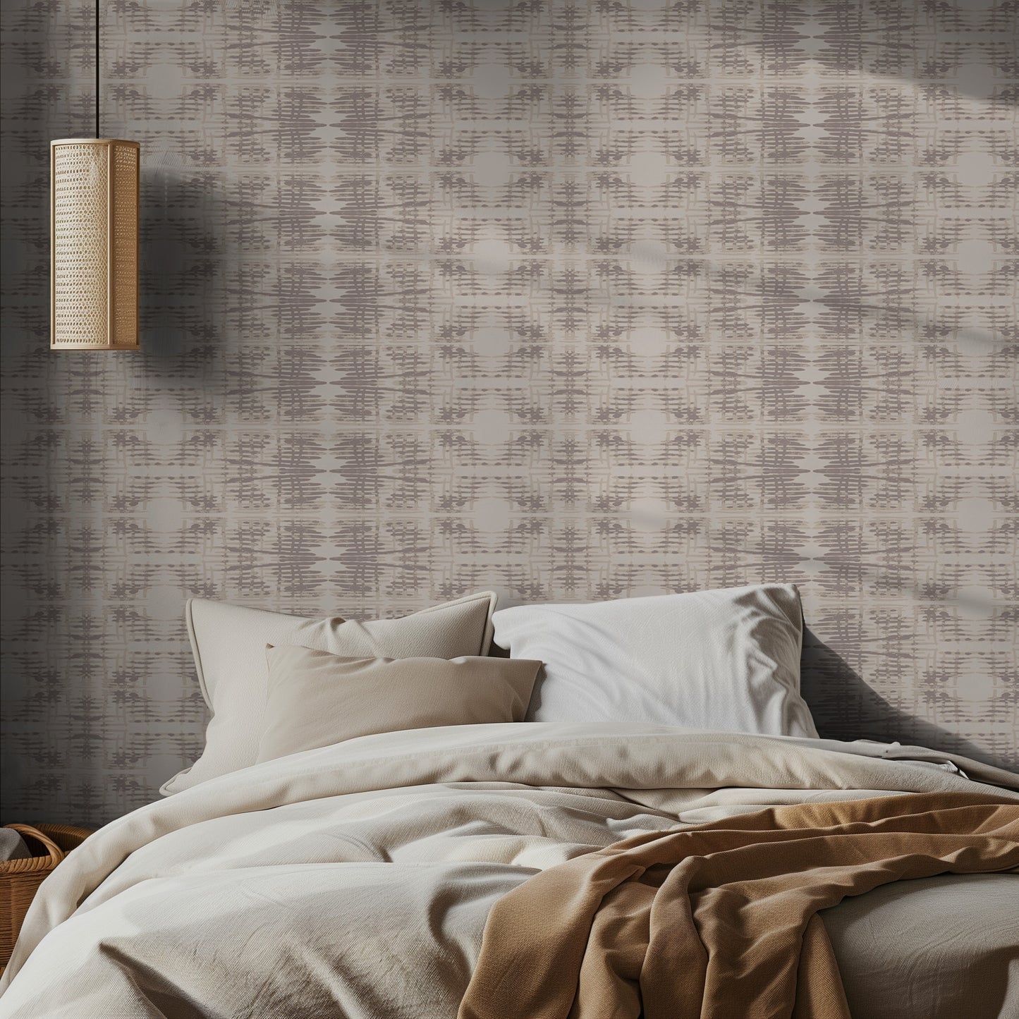 Neutral Abstract Woven Pattern