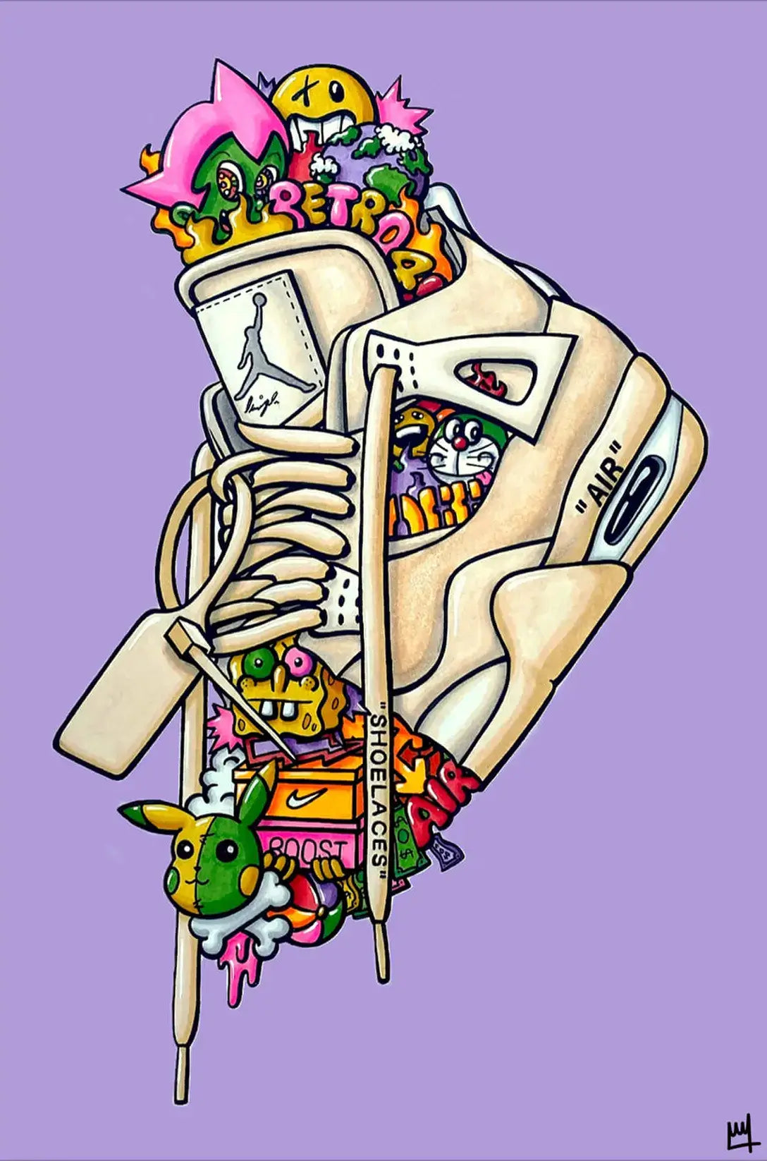 Purple Air Jordan's