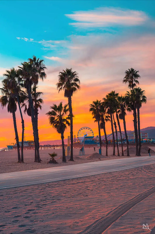 Blue and Orange Santa Monica