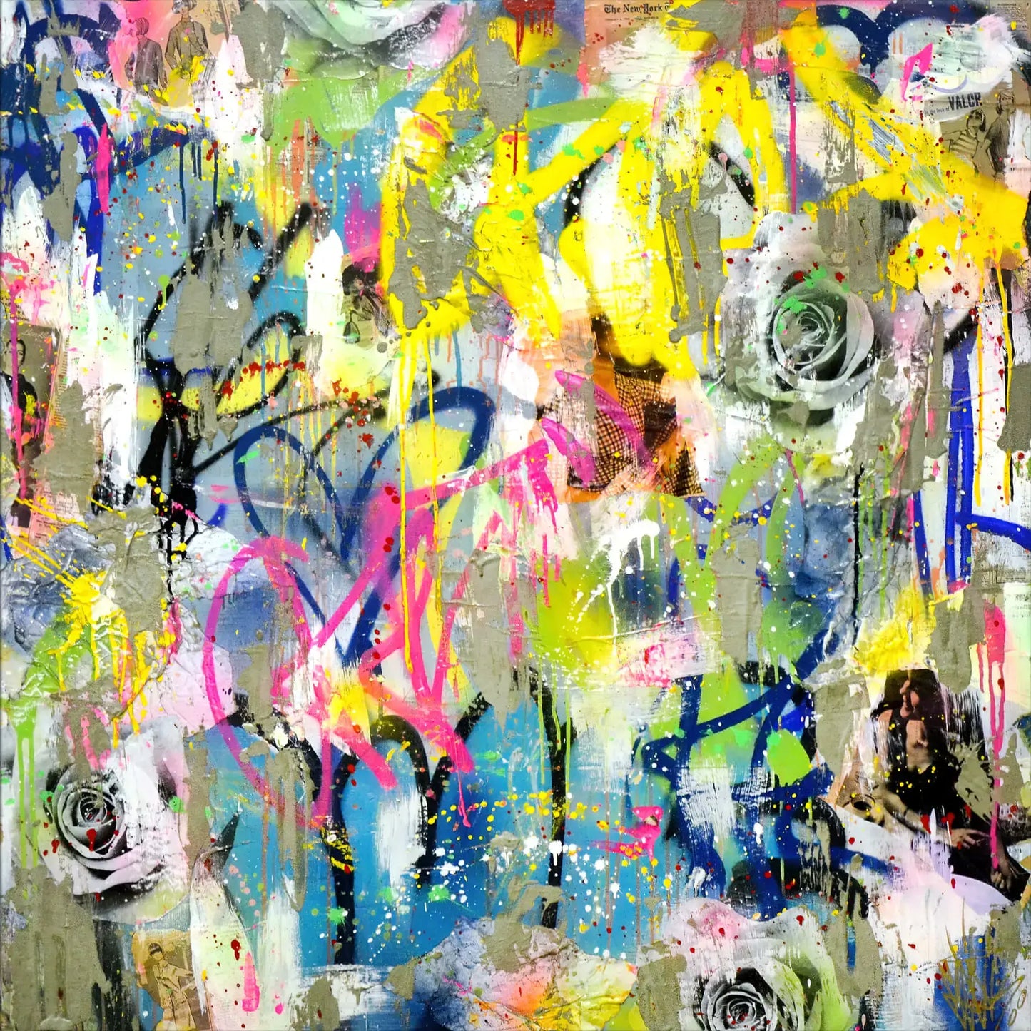 Graffiti Roses