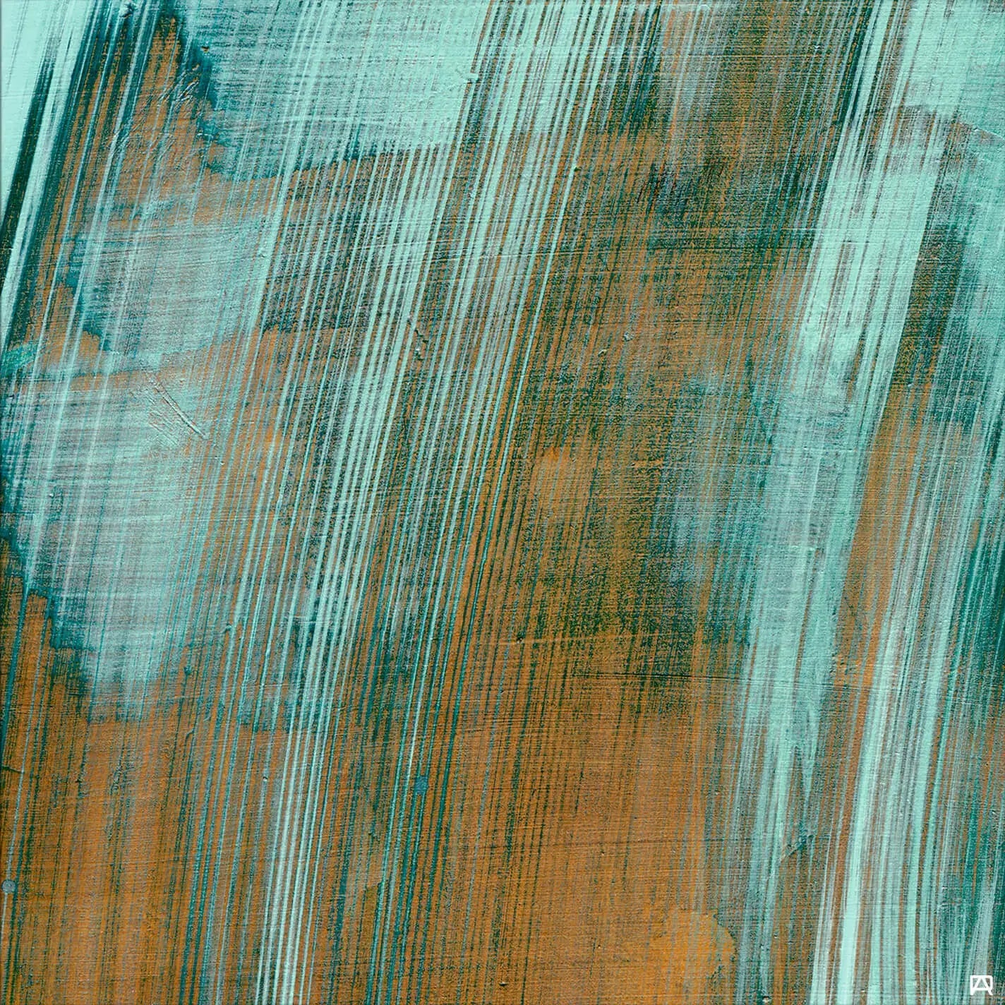 Teal Strokes