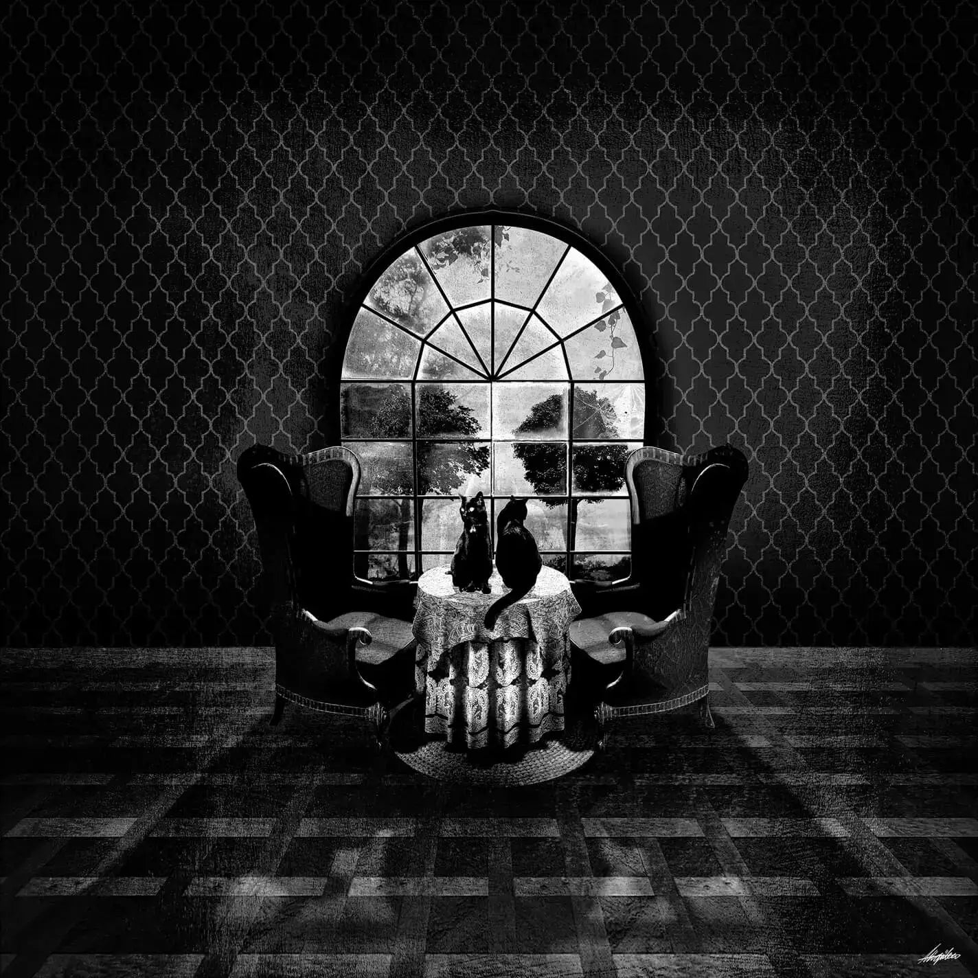 Vintage Room Skull