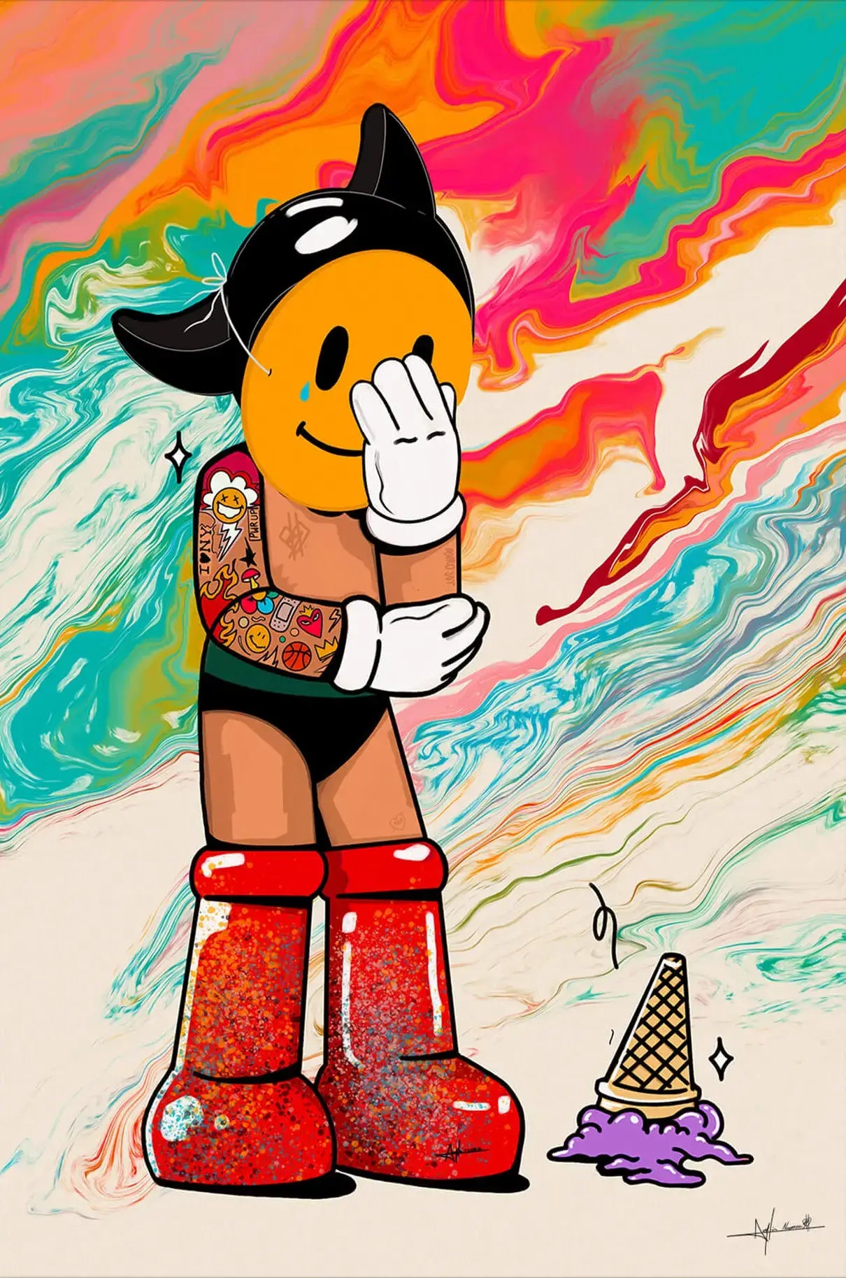 Astro Boy Meltdown Psychedelic