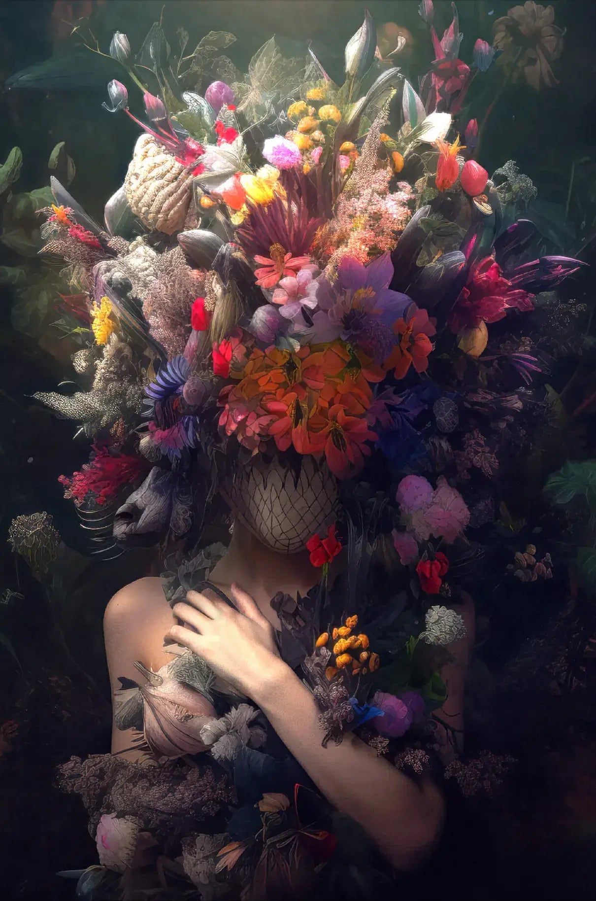 Floral Mask