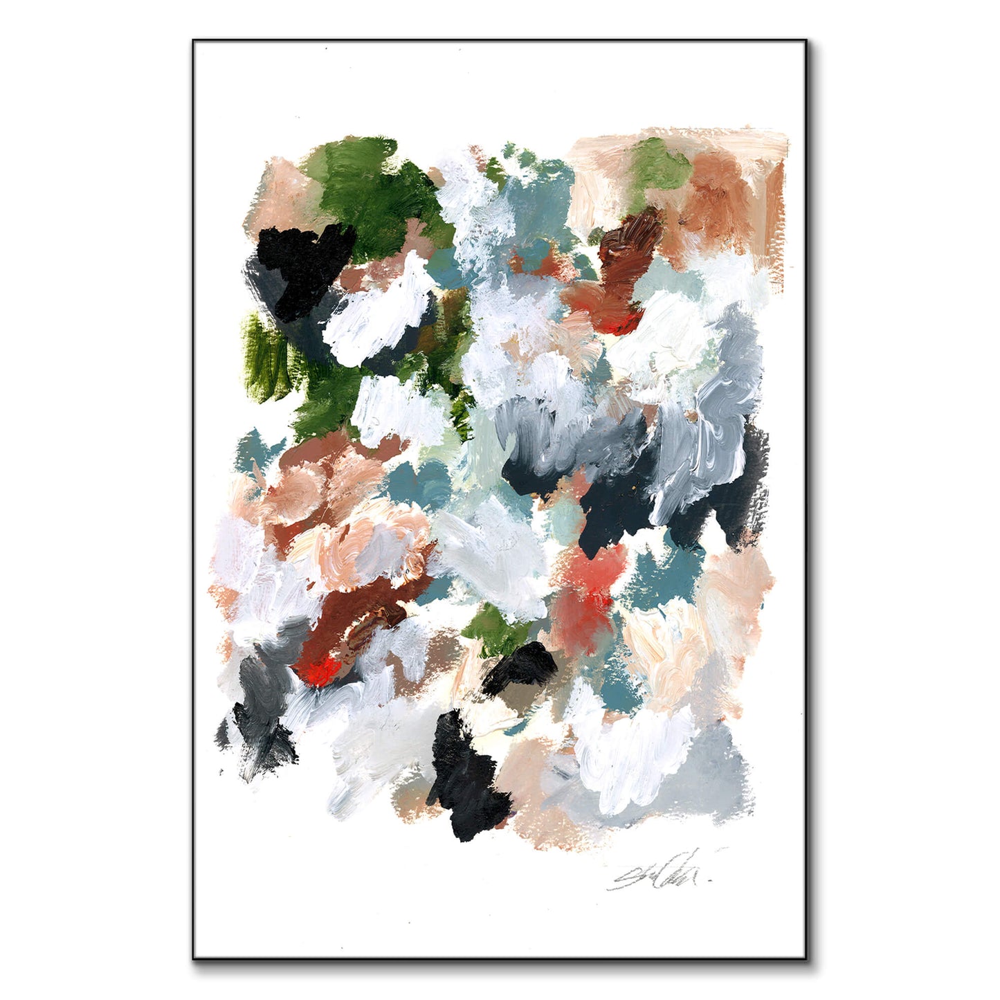 Abstract Garden Flowers