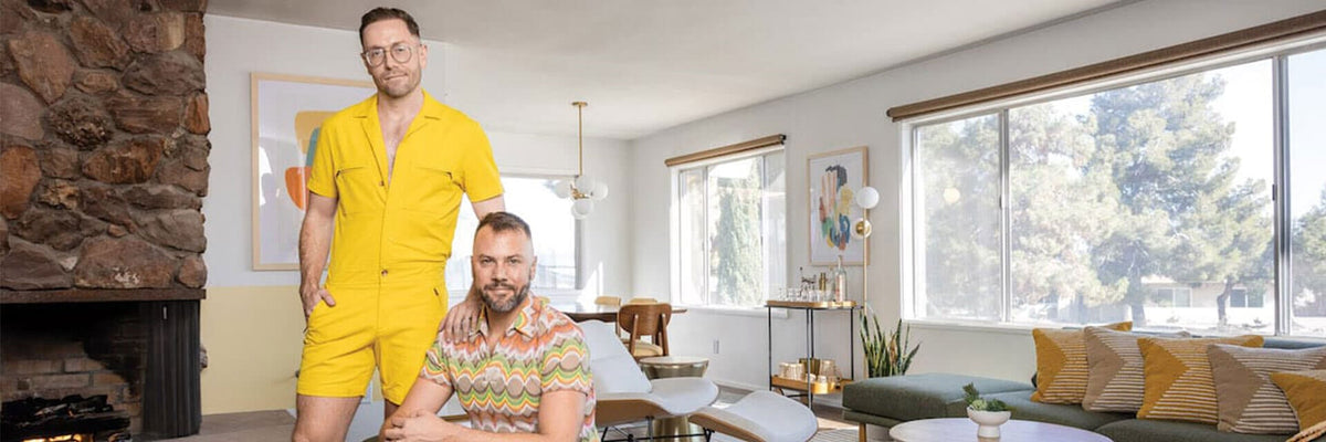 BIG Wall Décor Showcased in Desert Home Makeover in Palm Springs Life Magazine