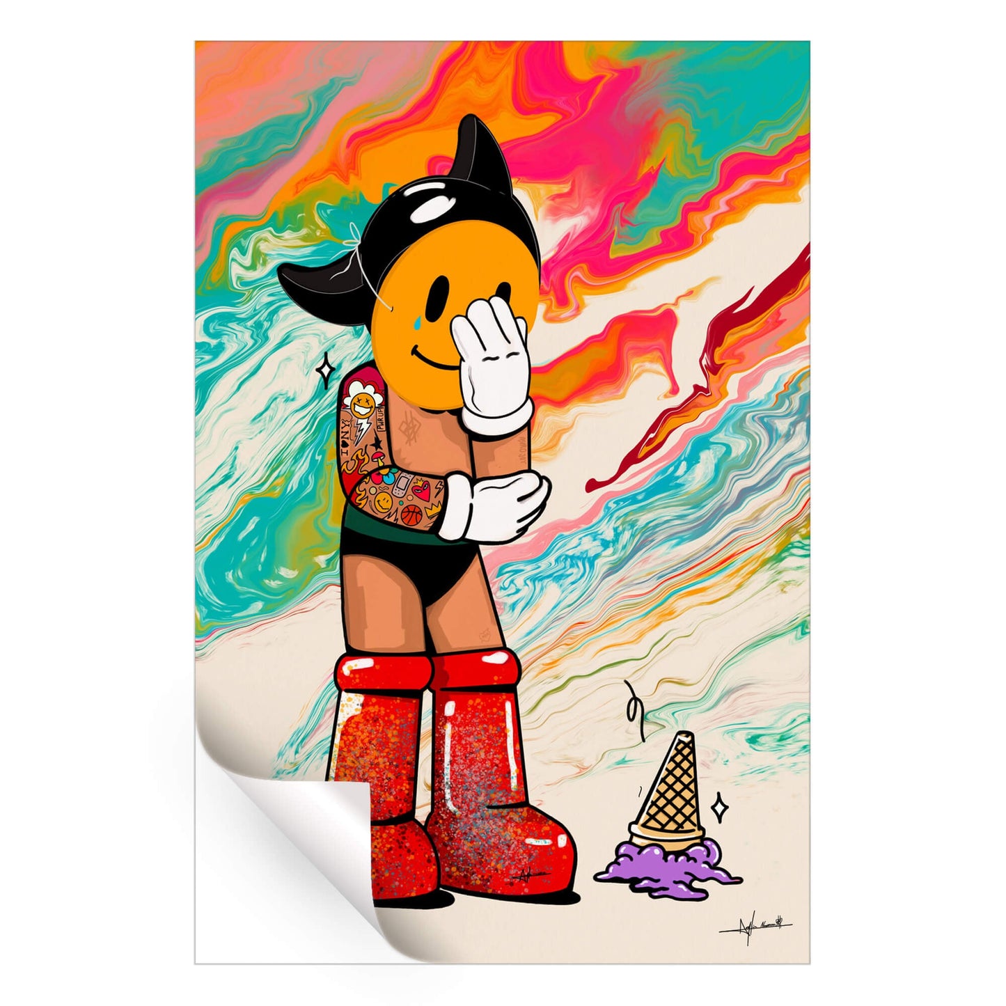 Astro Boy Meltdown Psychedelic