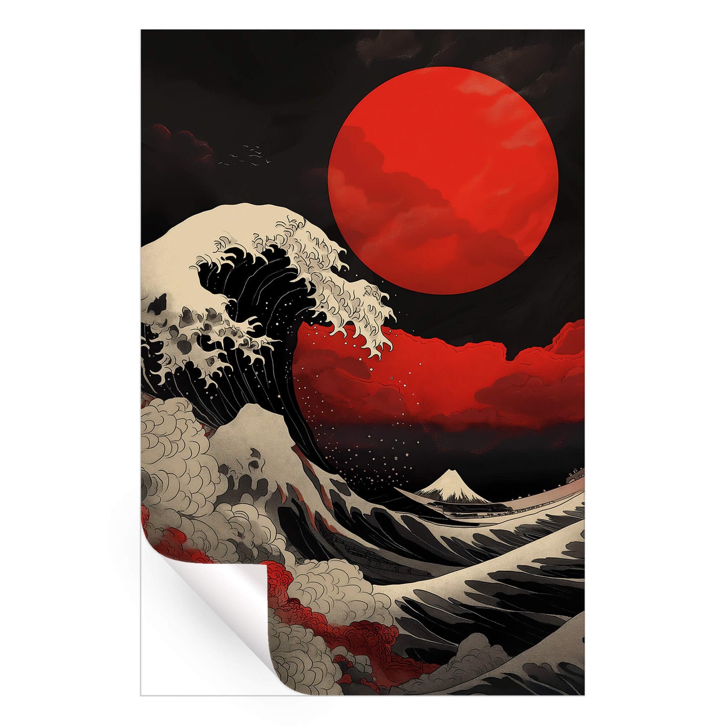 Blood Moon By The Sea