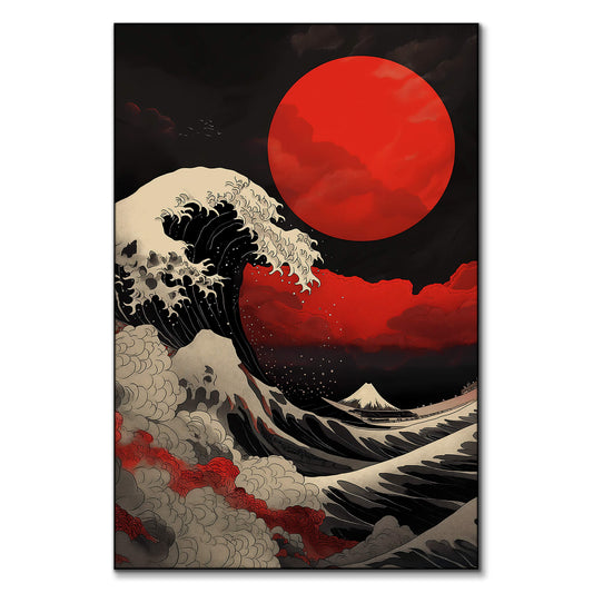 Blood Moon By The Sea
