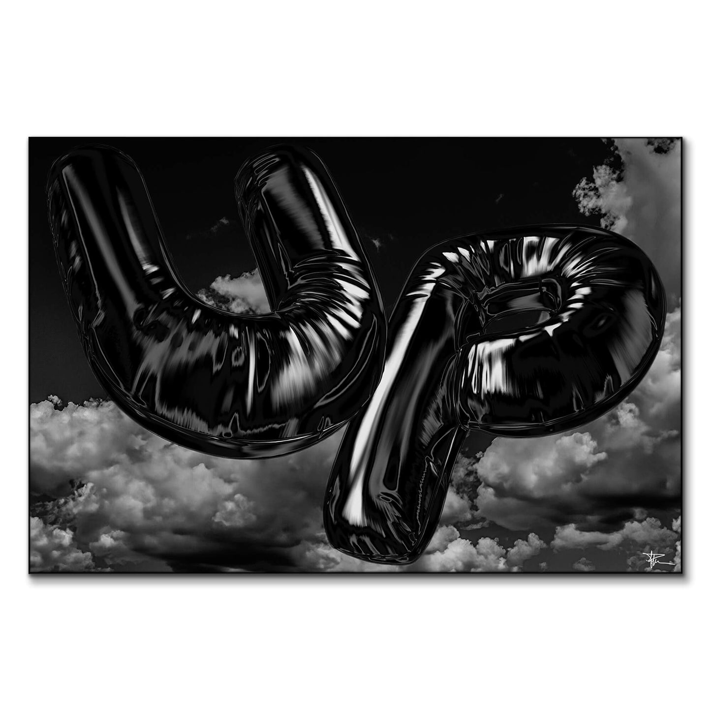 Metallic Up Balloons