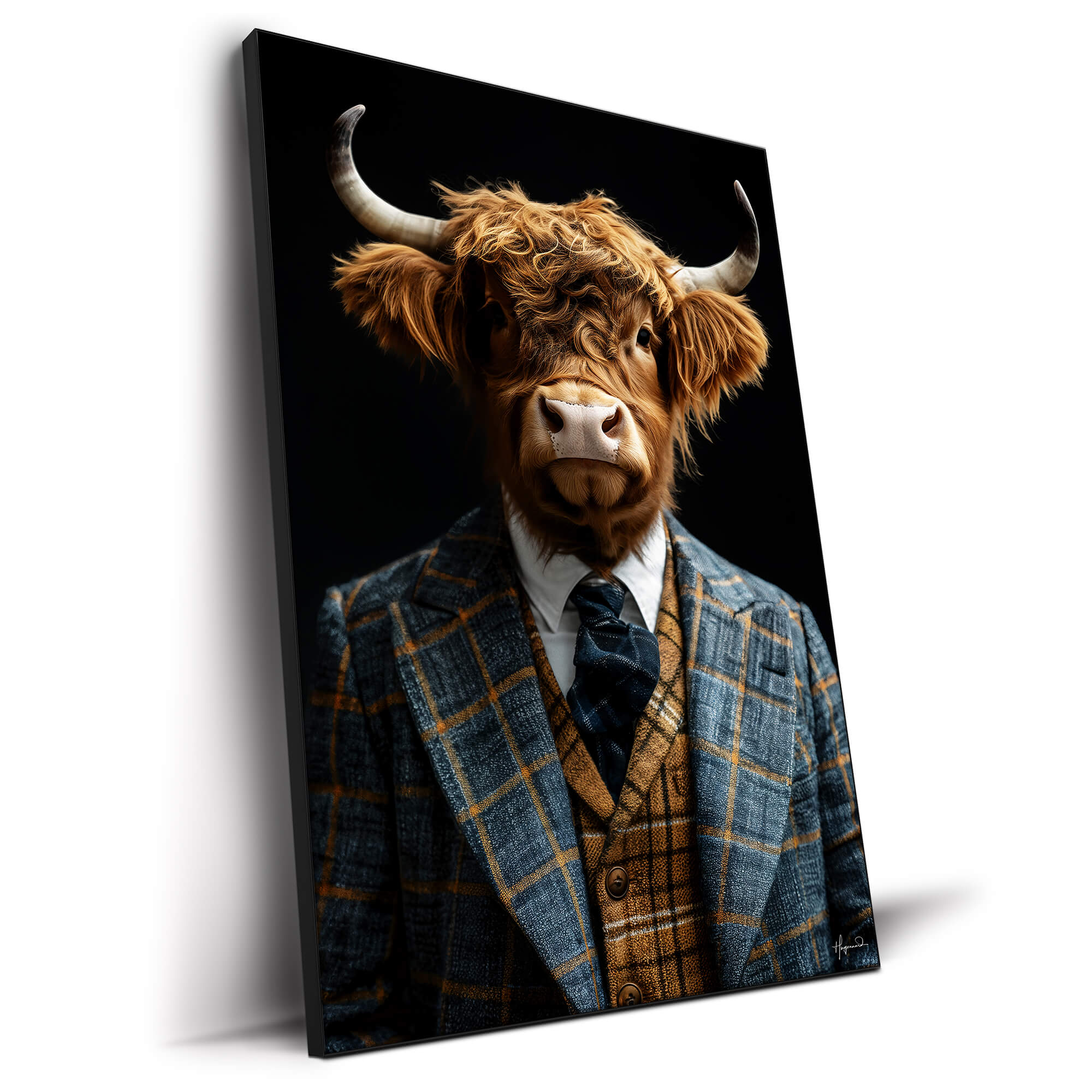 Giraffe Suit Fashion Portrait | BIG Wall Décor