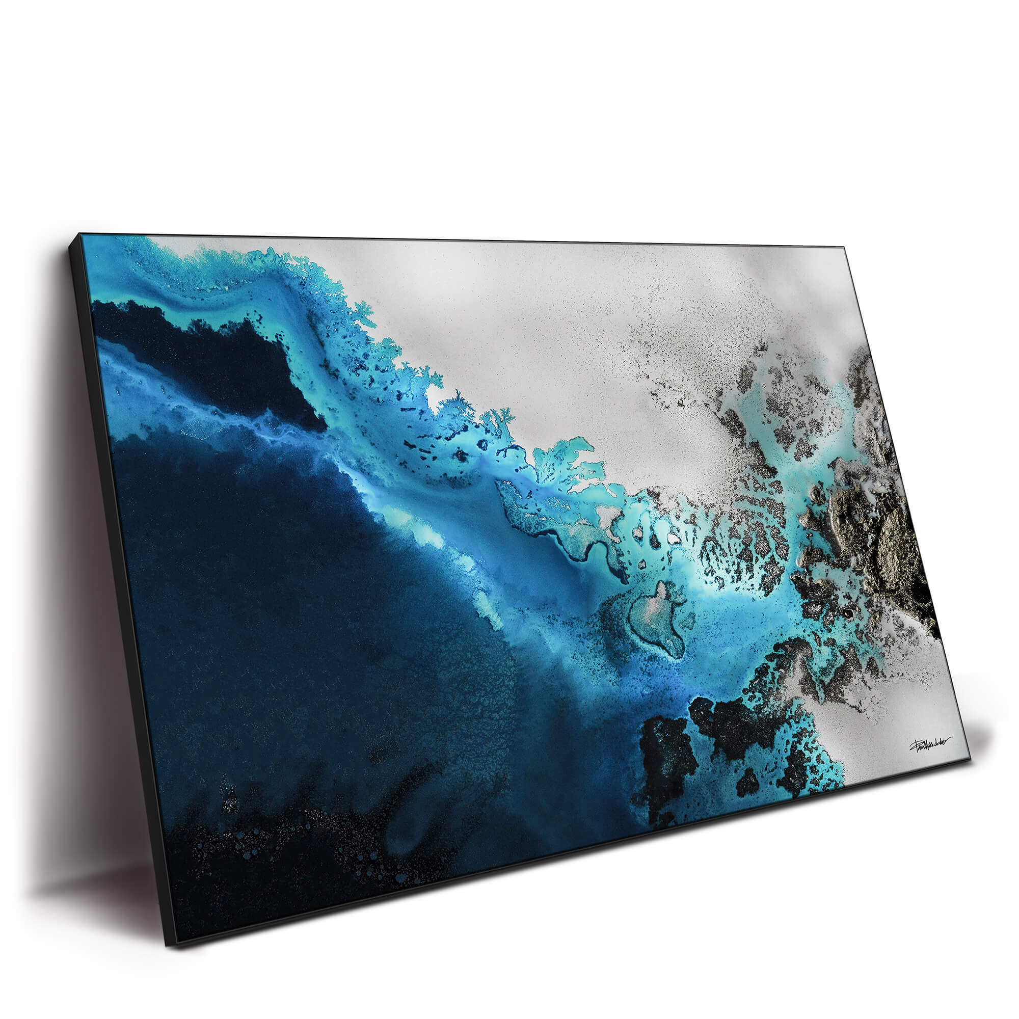 Calming Blue Ocean Reef Art | BIG Wall Décor
