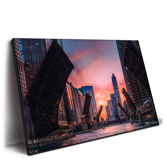 Bridges Up Sunset