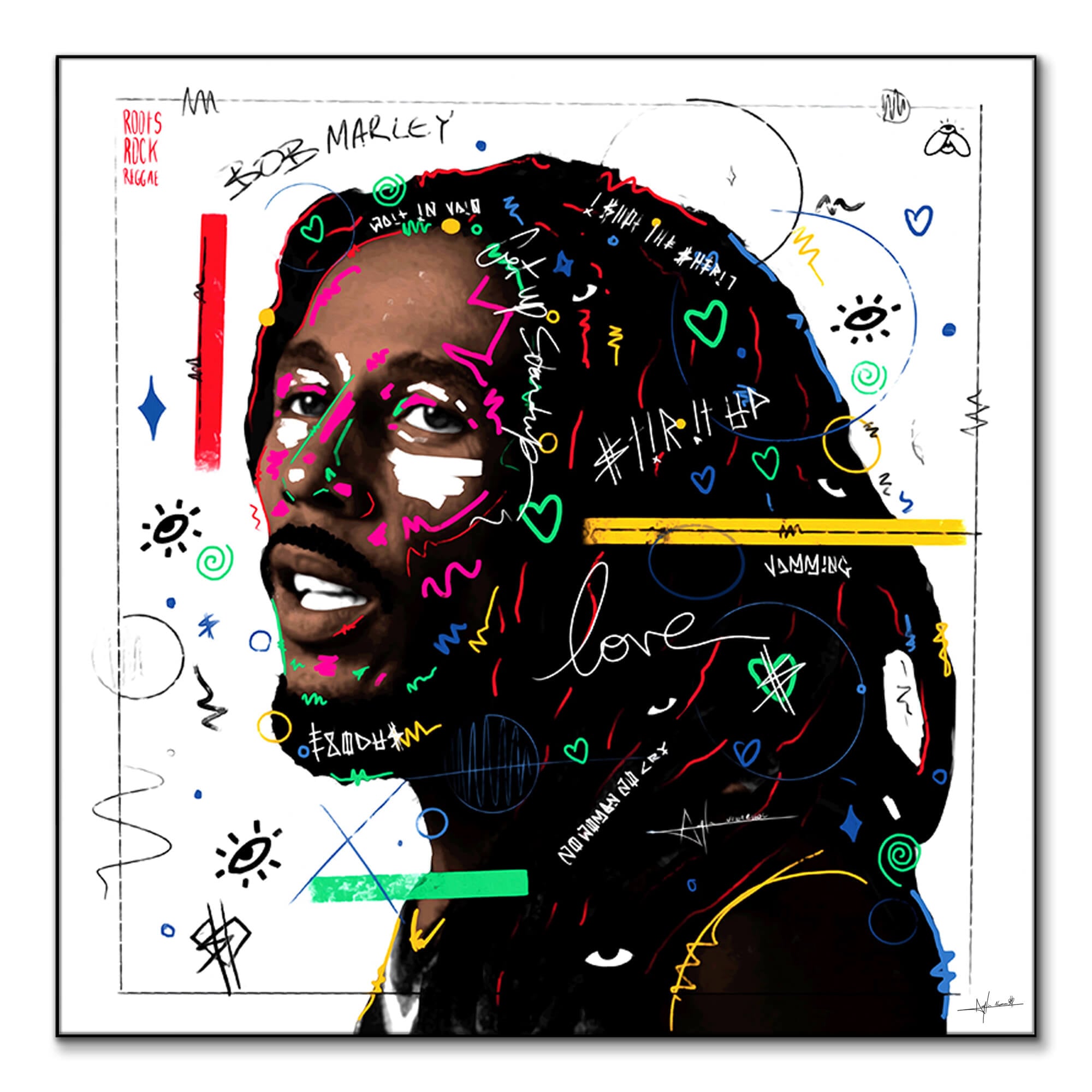 Bob Marley Art | BIG Wall Décor