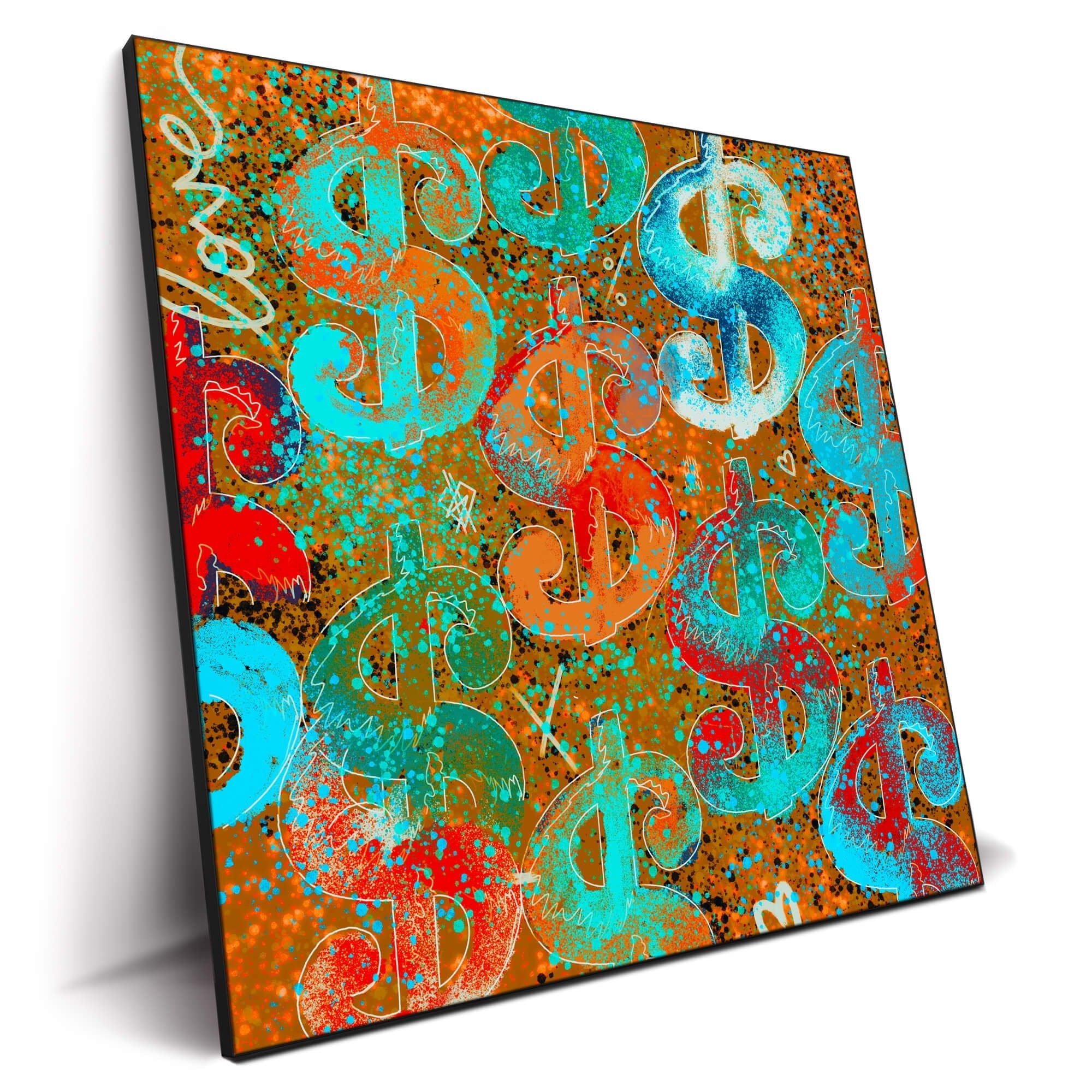 Colorful Dollar Sign Pop Art | BIG Wall Décor