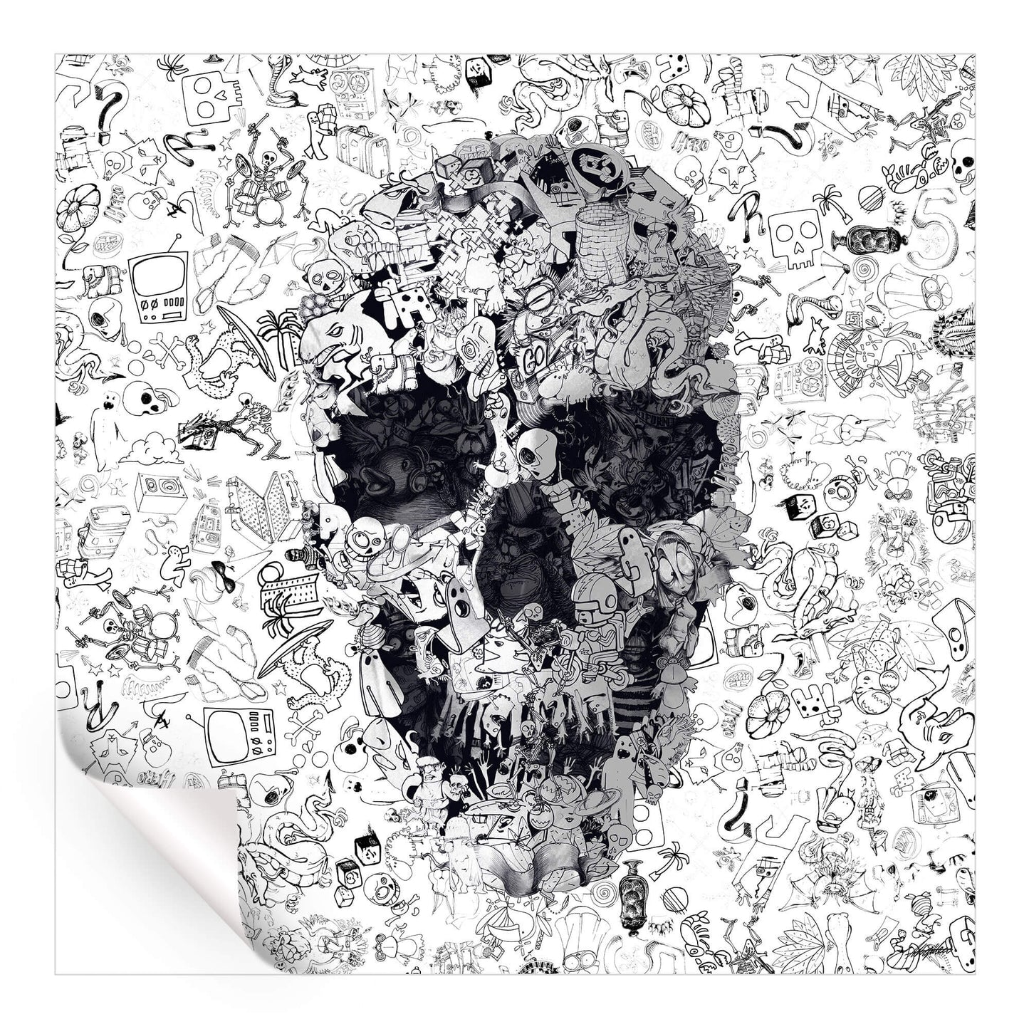 Doodle Skull