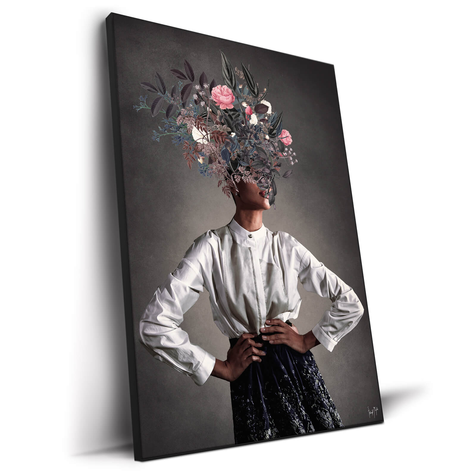 Surreal Couple in Space Wall Art | BIG Wall Décor