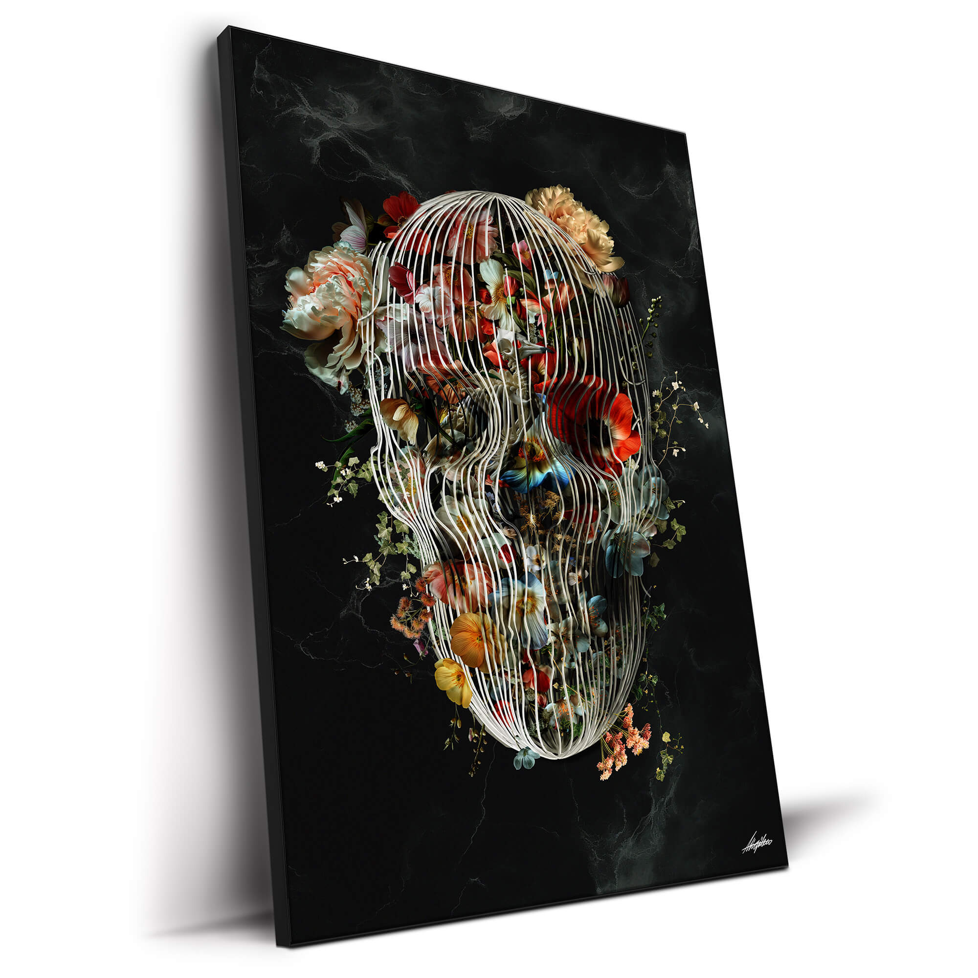 Trippy Skull - Wall Art Print by Ali Gulec | BIG Wall Décor