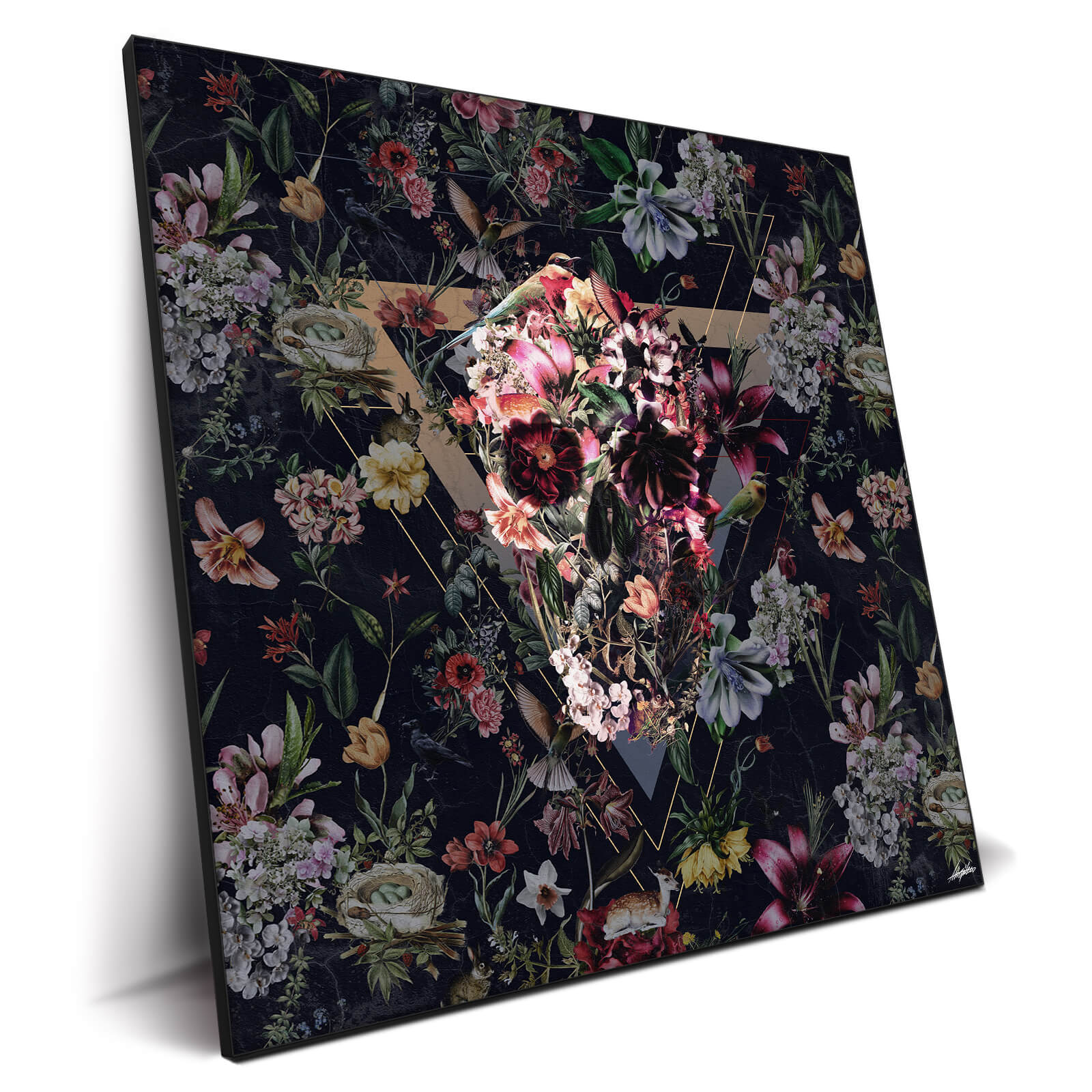 Flower Skull Wall Art | BIG Wall Décor