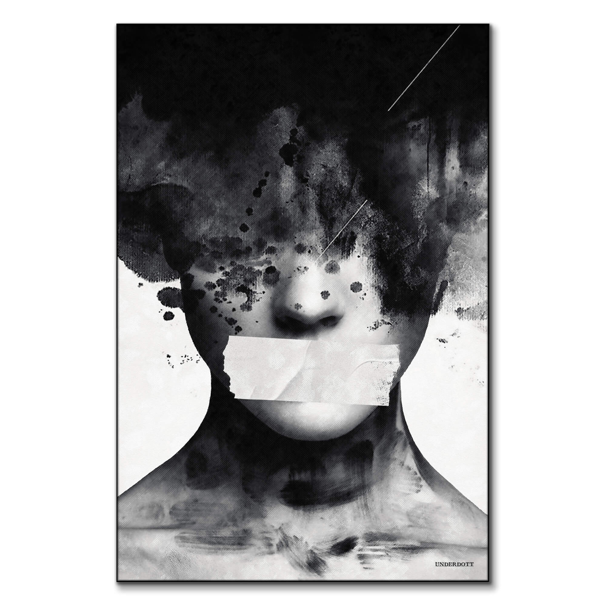 Silenced Woman Wall Art | BIG Wall Décor
